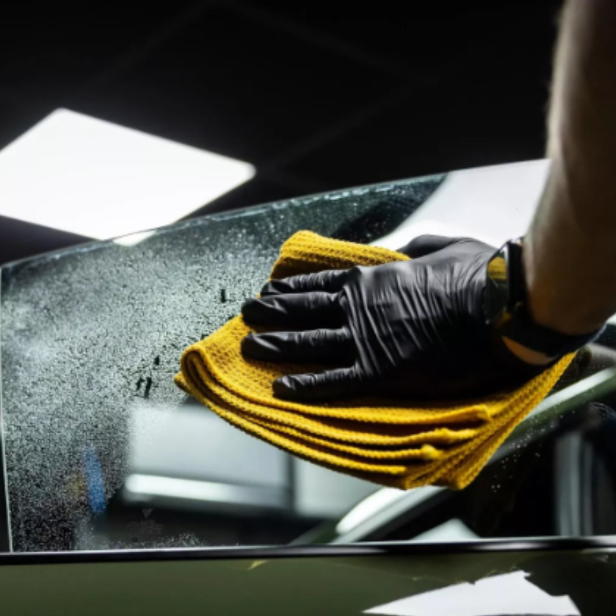 Kit Limpa Vidros 4 Em 1 Toalha Microfibra Aplicador Vonnix