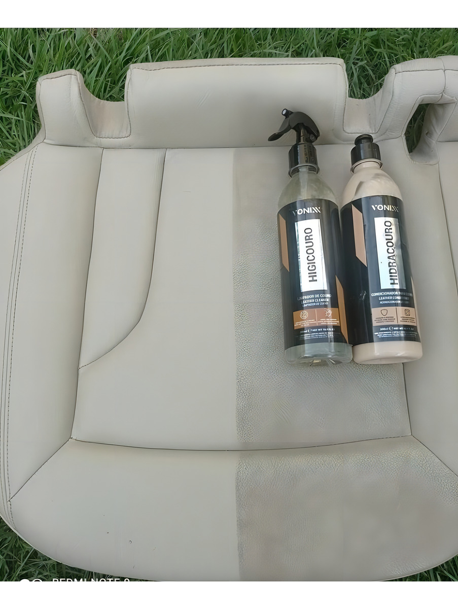 Kit Limpa Couro Automotivo Vonixx + Intense Renova Painel