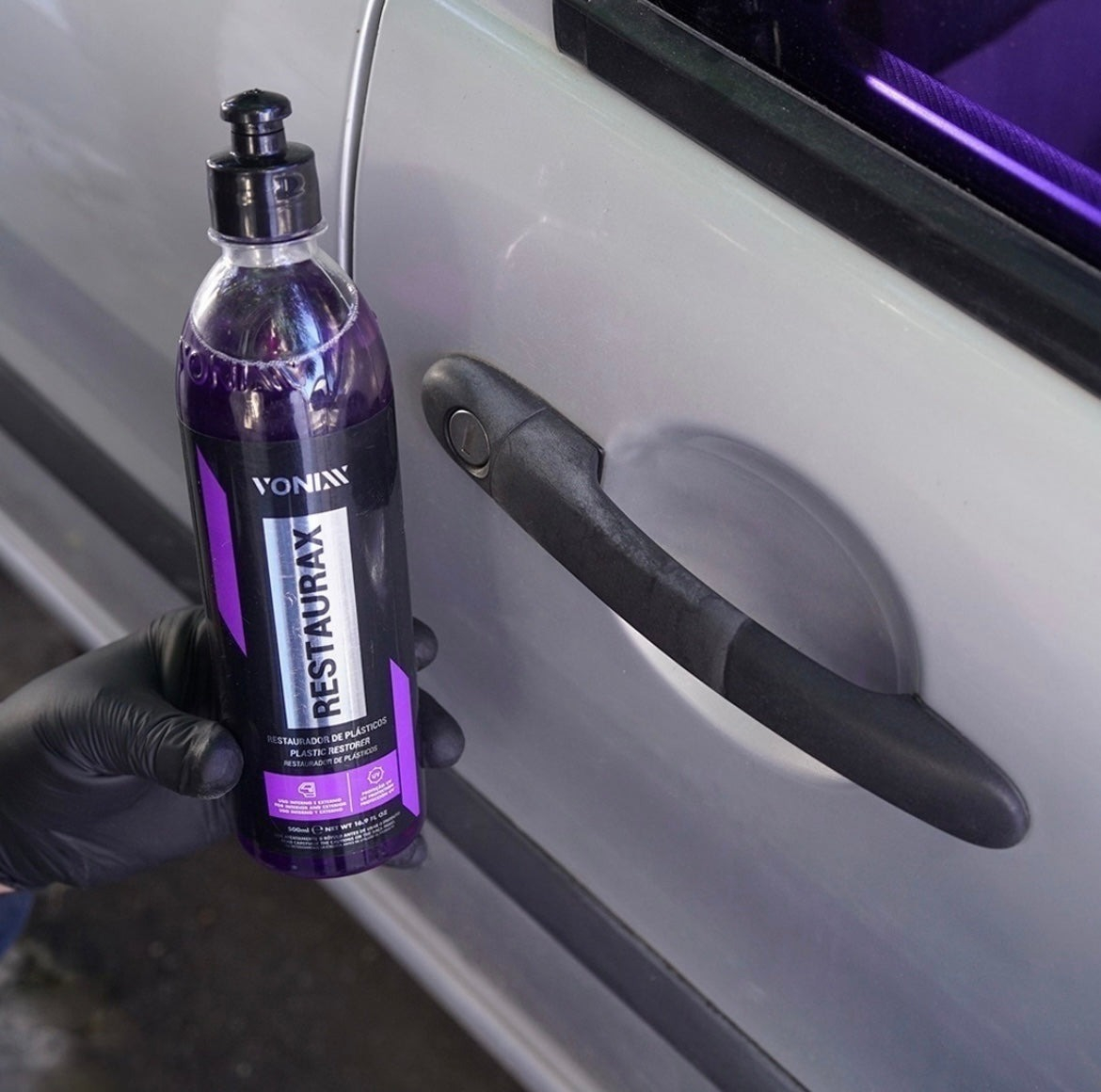 Restaurador Revitalizador Plásticos Restaurax + Aplicador