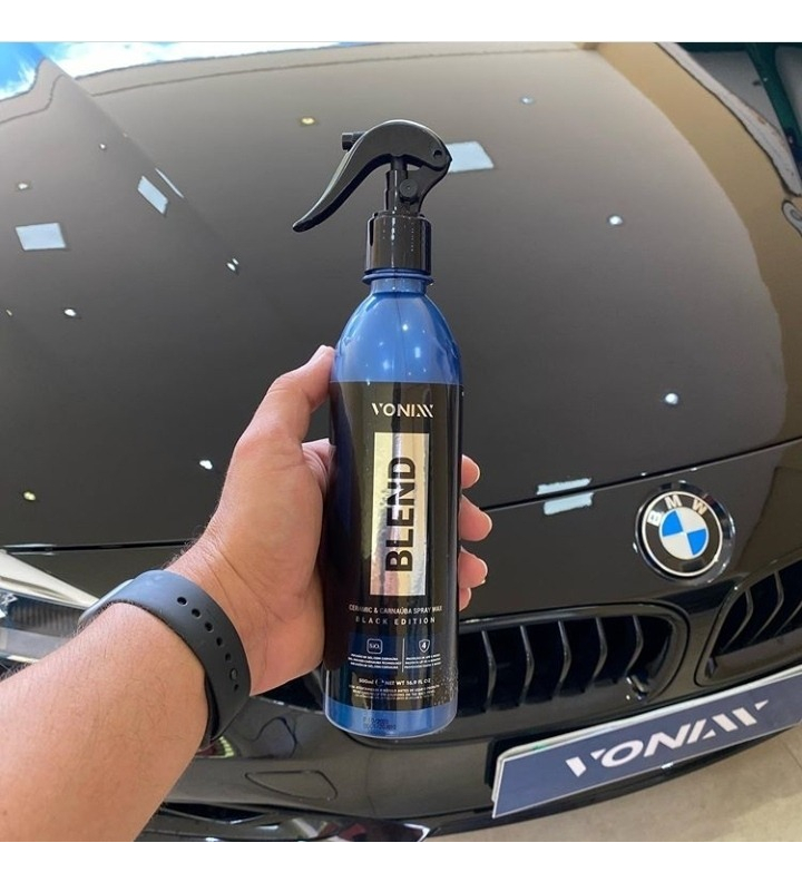 Cera Automotiva Liquida Blend Black Spray Vonixx Carnaúba